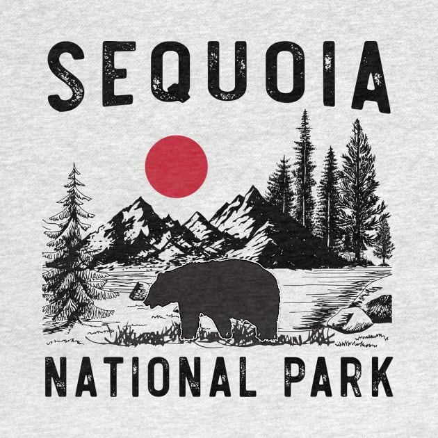 Vintage Sequoia National Park California Black Bear Souvenir by mrsmitful01